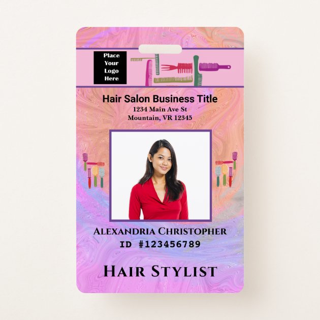 Company/corporate Id Card Custom With Your Photo And Information